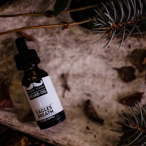 BEARD OIL:'Eagles Breath' Pine,Cedarwood,Beard Conditioner and Softener image 3