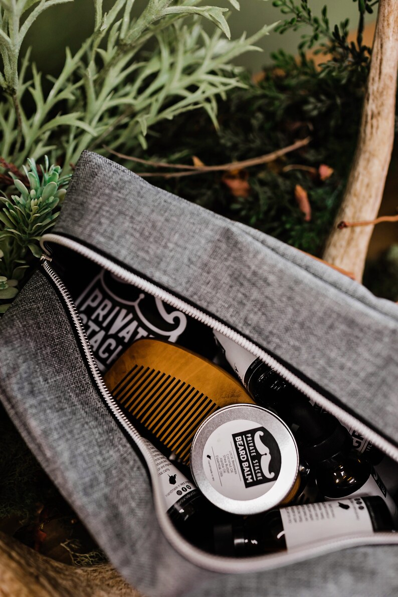 BEARD GROOMING Kitbeard Oil Balm Comb and Grooming Bag Etsy