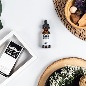 BEARD OIL: &#39;1742&#39; Tobacco, Vanilla, Beard Conditioner and Softener
