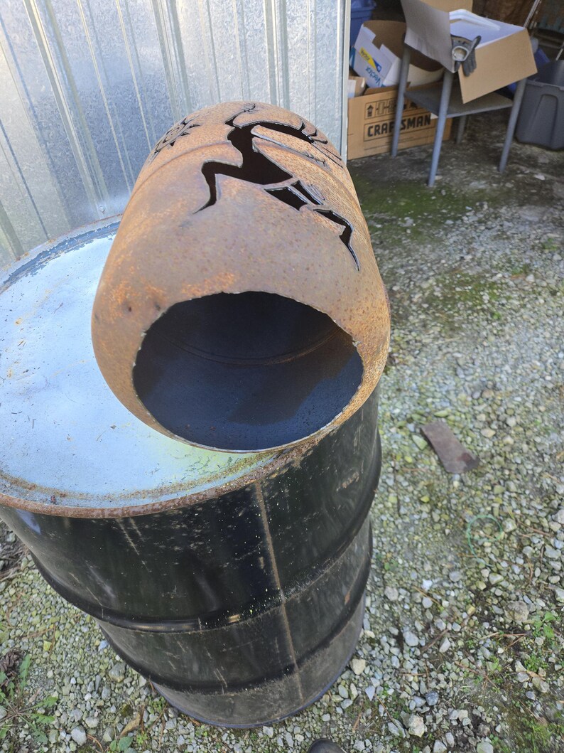 Kokopelli, Yard Art. Gas Can, Propane Tank, Freon Tank. Recycled Scrap