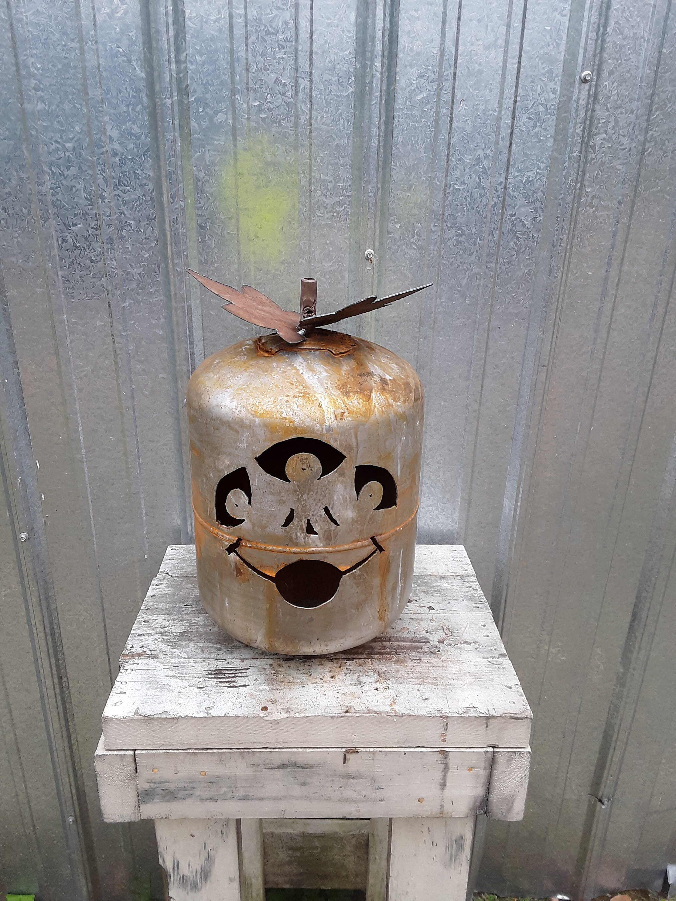 Clearance! 3 Eyed Monster Halloween Pumpkins, Jack O Lanterns