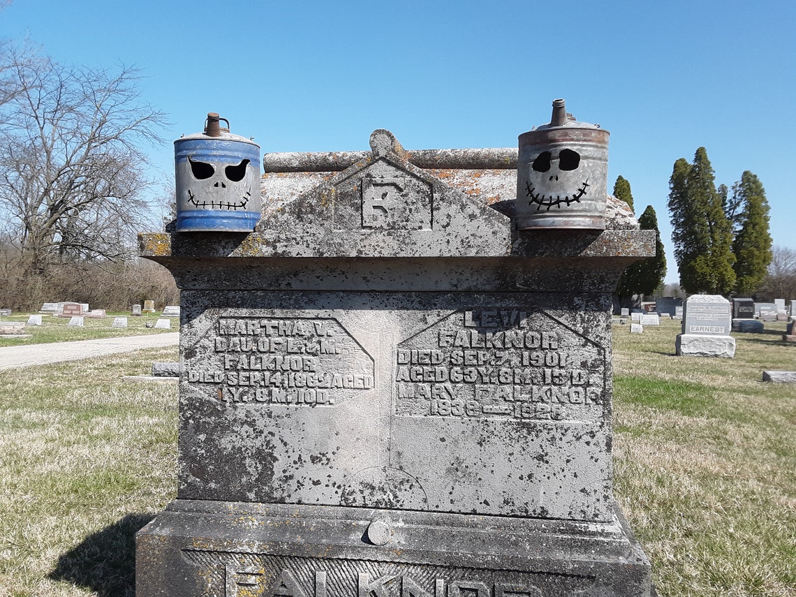 Calabazas espeluznantes de Halloween linternas Jack o | Etsy