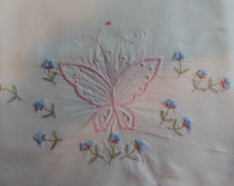 Wedding Tears 3 Pastel Edged Handkerchief in Original Box Free US Shipping