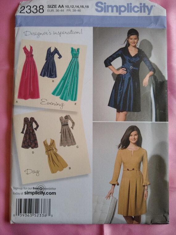 simplicity plus size formal dress patterns Simplicity 1537 Women's and Plus Size Amazing Fit Dress – Lullabee Fabrics main image 0