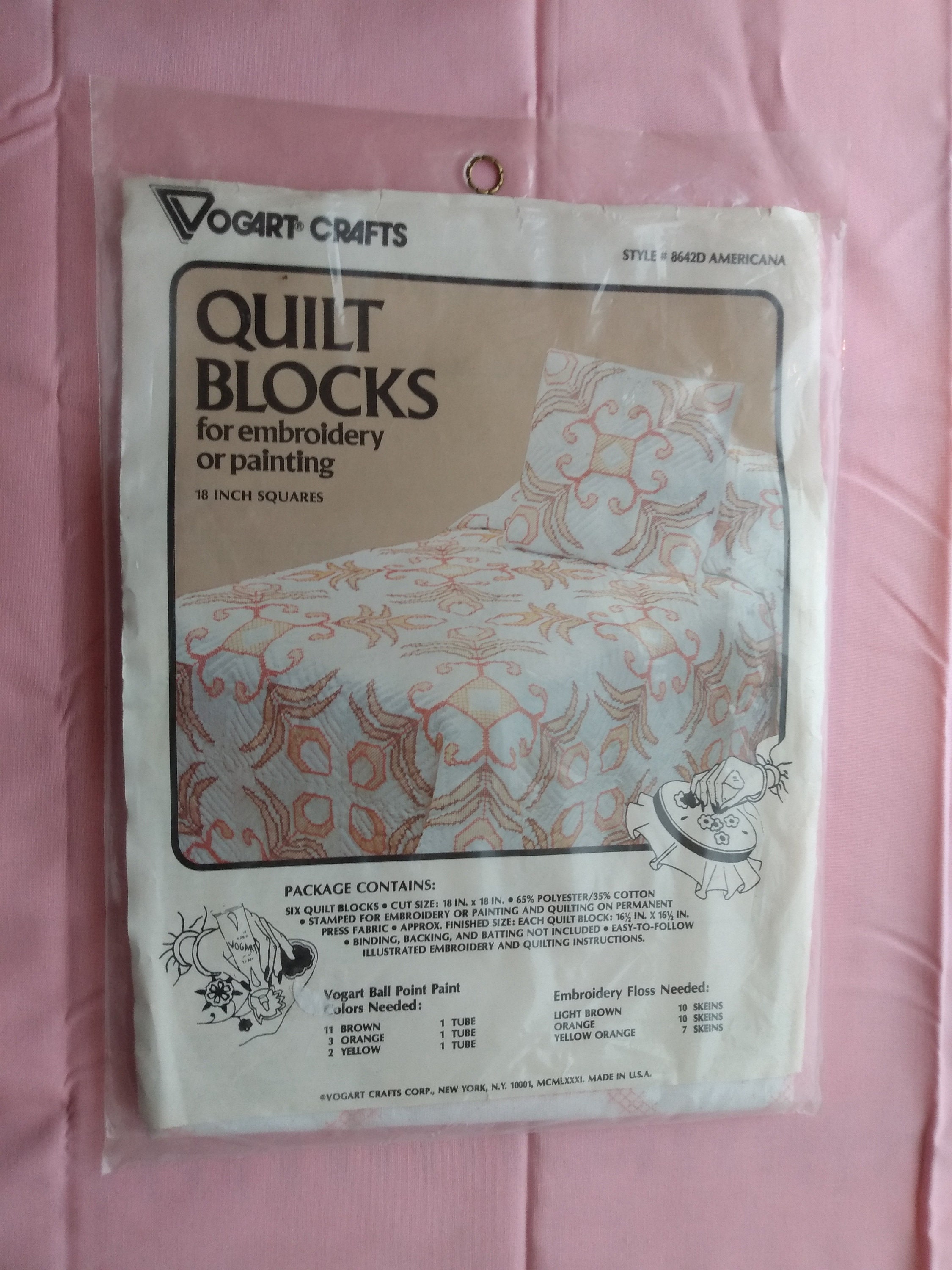 38 Beautiful Crochet Quilt Patterns You Will Want to Make 36 Quilt Blocks for Embroidery or Painting. 18 inch squares.