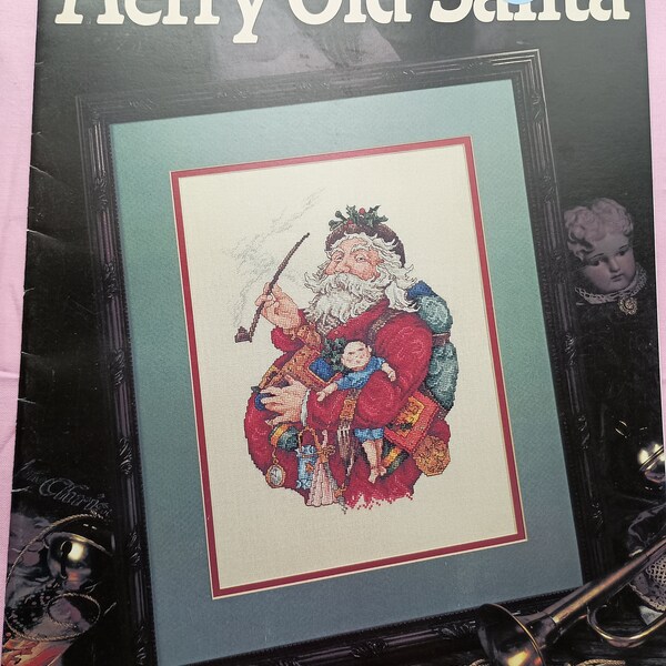 Santa Cross Stitch Etsy