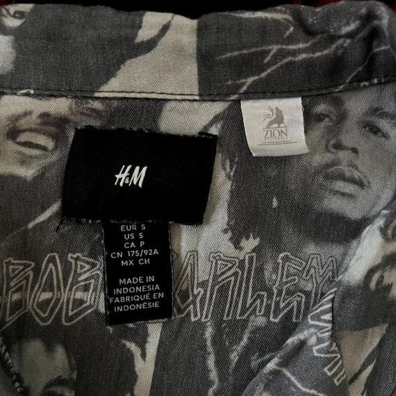 Bob Marley All Over Print Button Up Down Shirt - … - image 3