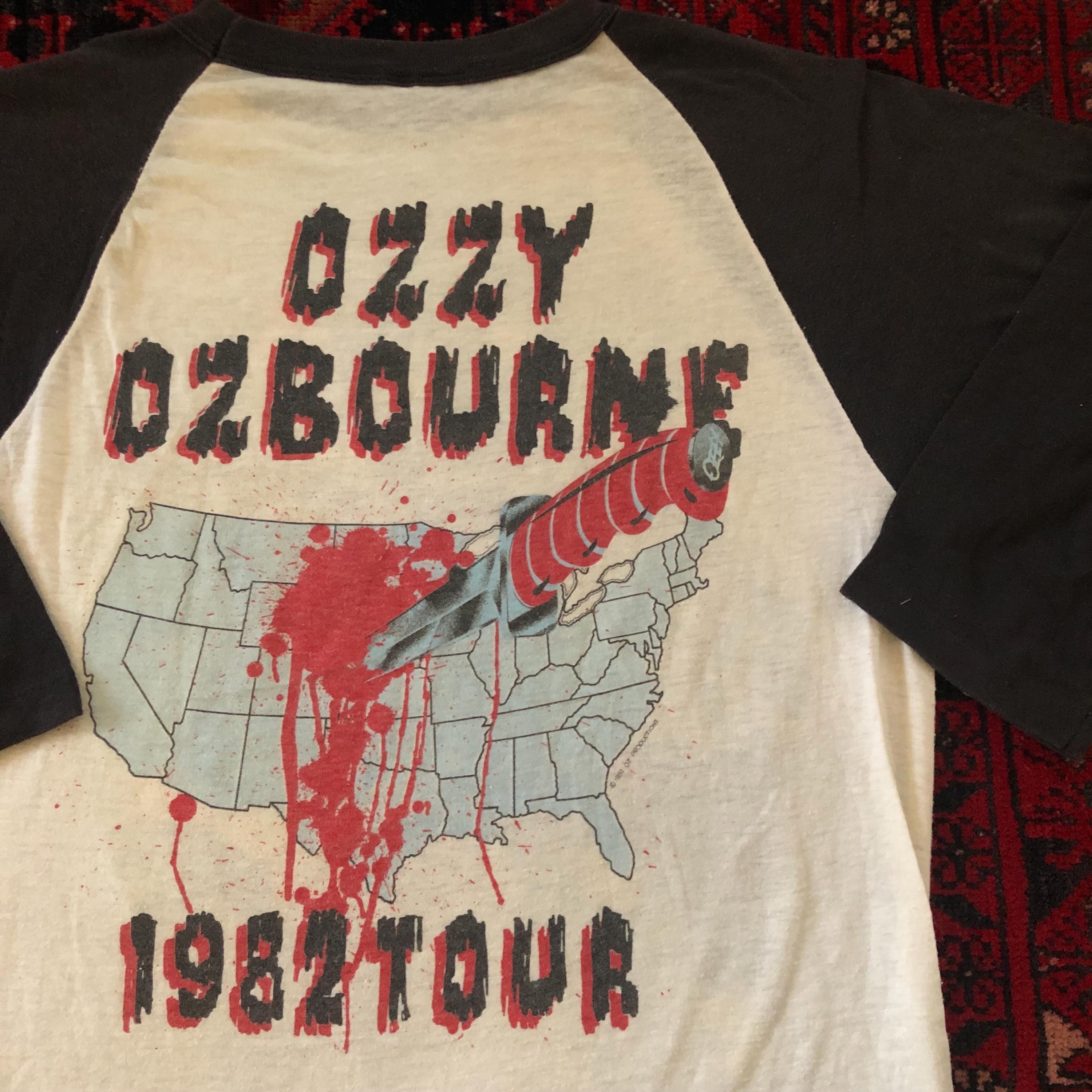 Vintage 1982 the Ozzy Osbourne Band Tour Shirt - Etsy