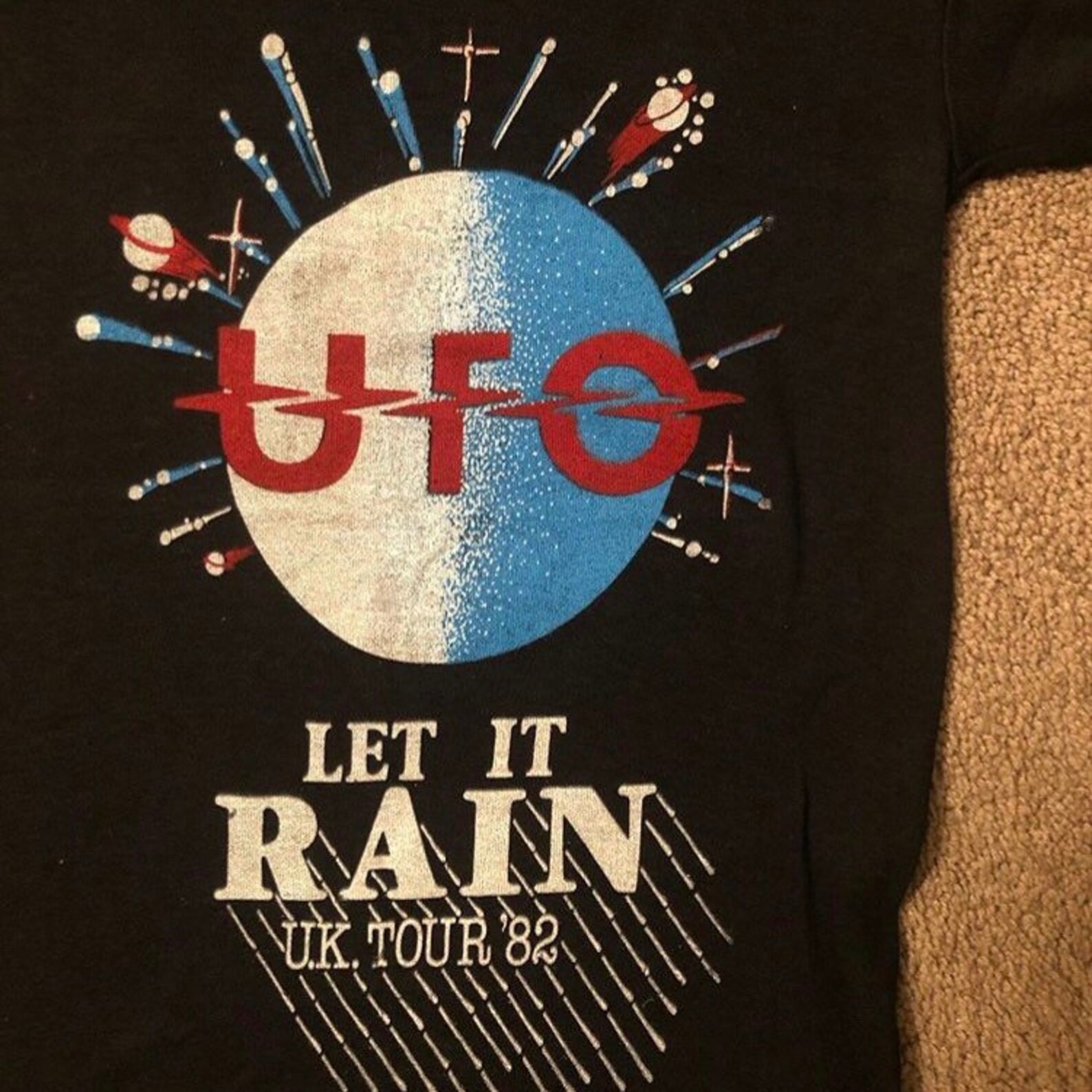 Vintage 1982 UFO Band Tour shirt small Etsy