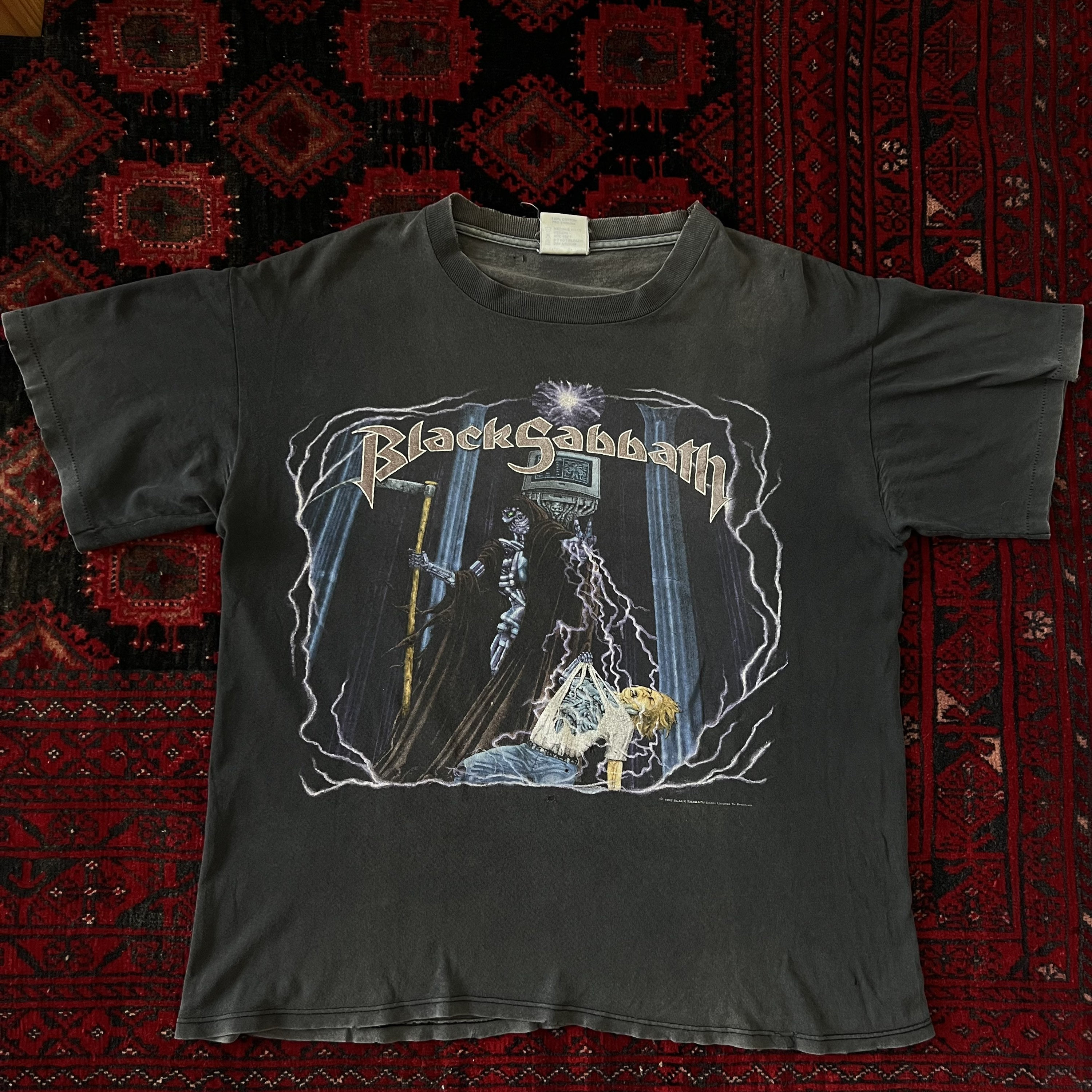 Vintage 1992 Black Sabbath Dehumanizer Tour Shirt - Large - Etsy