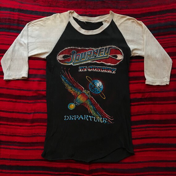 Vintage 1980 Journey Departure Tour Raglan Shirt -