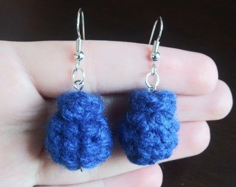 Blueberry Earrings | Crochet Earrings
