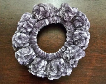 Velvet Scrunchie | Crochet Hair Tie