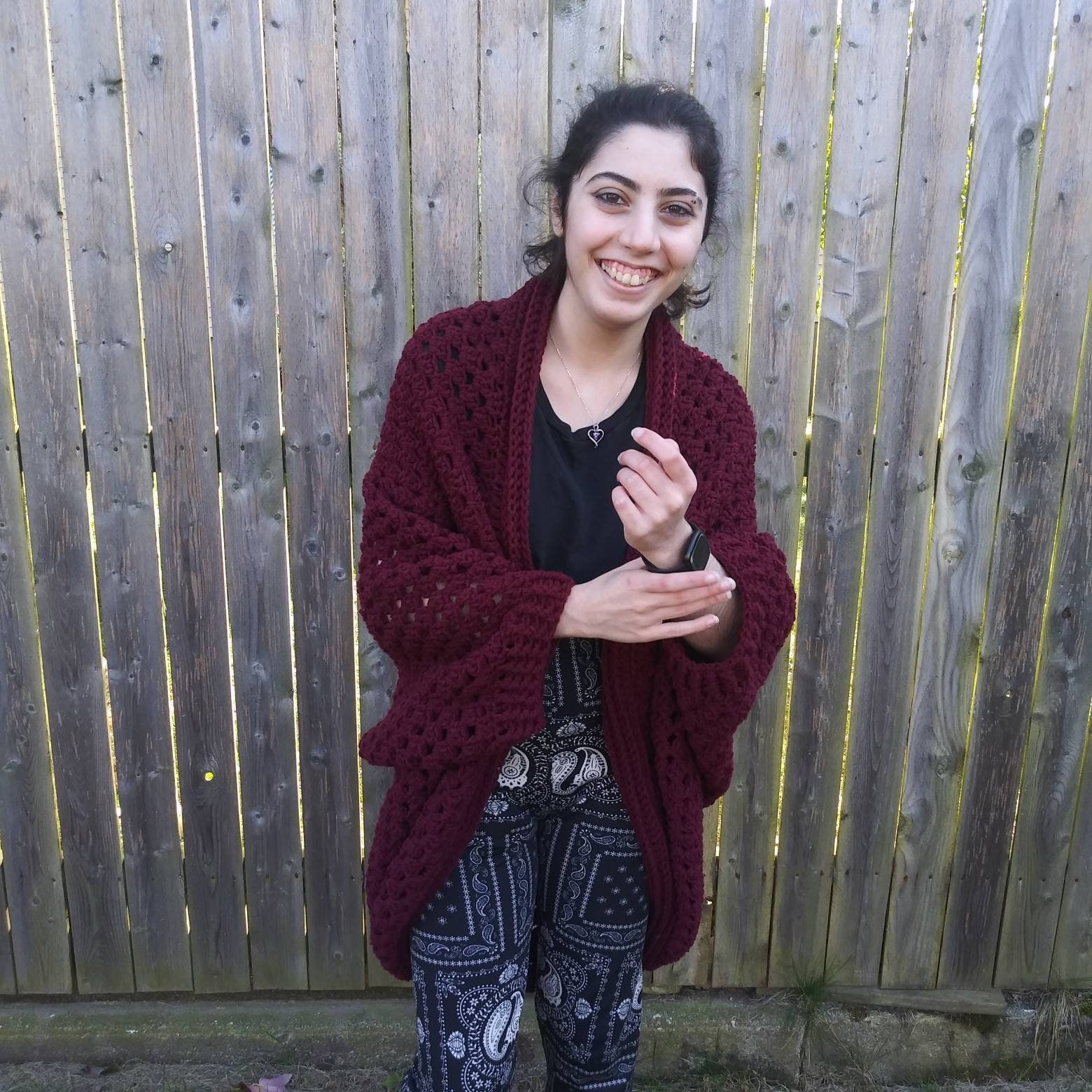 Burgundy Cardigan - Etsy