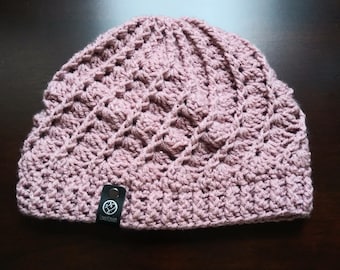 Sparkly Spiral Hat | Pink, Blue, and Gray Sparkly Crochet Hats