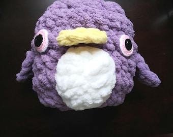 Jumbo Purple Penguin Plushie