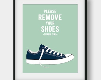 keep your shoe outside