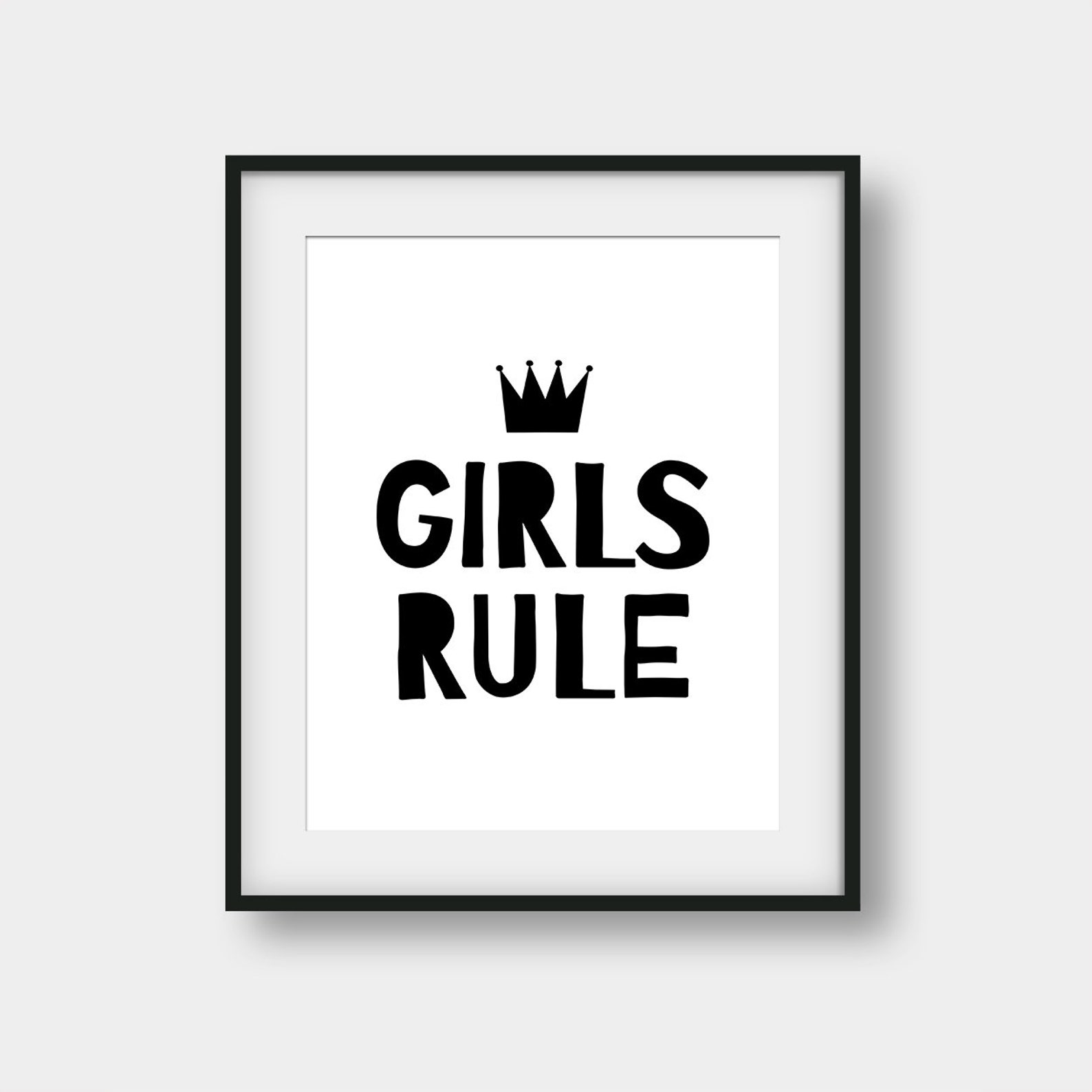 60 OFF Girls Rule Poster Girls Room Decor Girls Rule Print Etsy