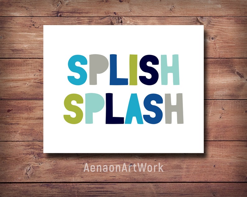 Nursery Bathroom Wall Art 60/% OFF Splish Splash Nursery Bathroom Print Bathroom Print Printable Bathroom Rules Art Bathroom Wall Decor