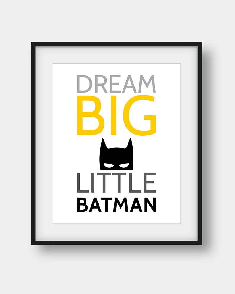 Little Batman. Batman Dream. Детский Постер с Бэтменом big Dream. Batman Motivation.