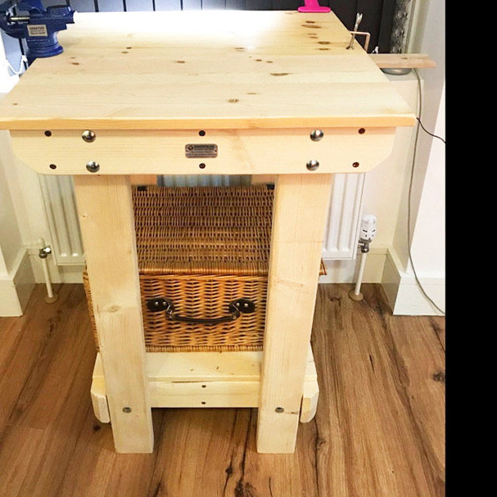 2FT Wooden Workbench Handmade VERY STRONG & STURDY Top - Etsy UK