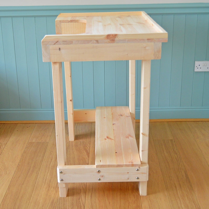 Jewellers Workbench Solid Sturdy Chunky Construction Handmade to Order image 8