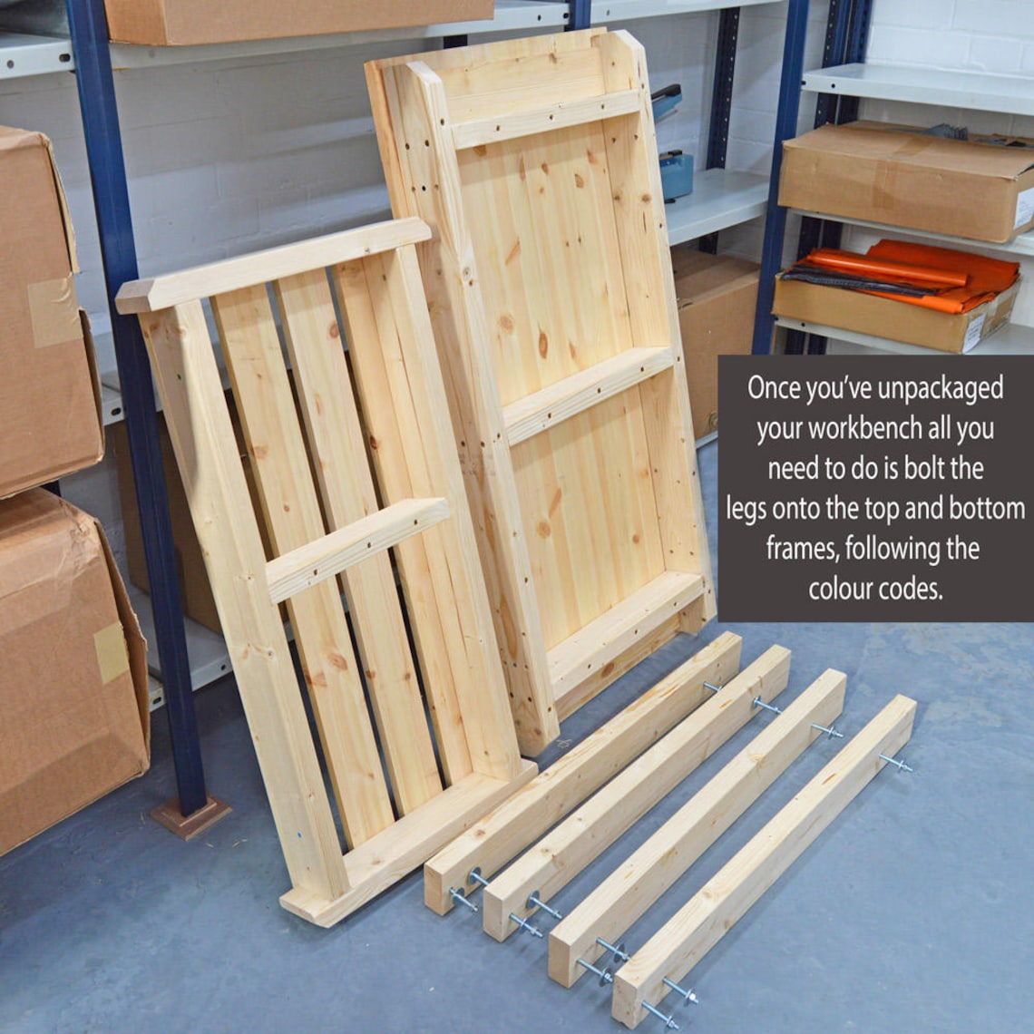 2FT Wooden Workbench Handmade VERY STRONG & STURDY Top - Etsy UK