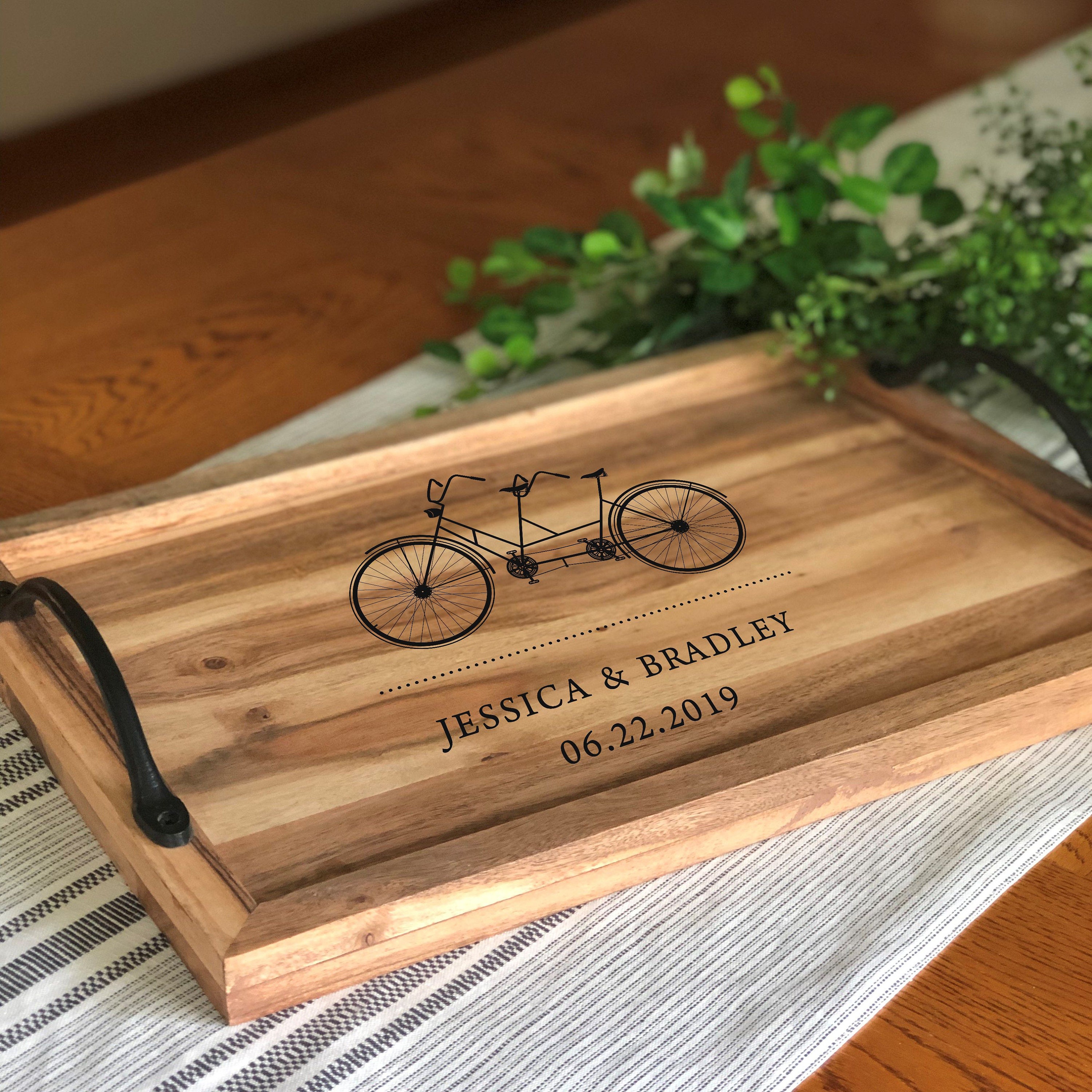 Personalized Serving Tray Serving Tray Wedding Gift Housewarming