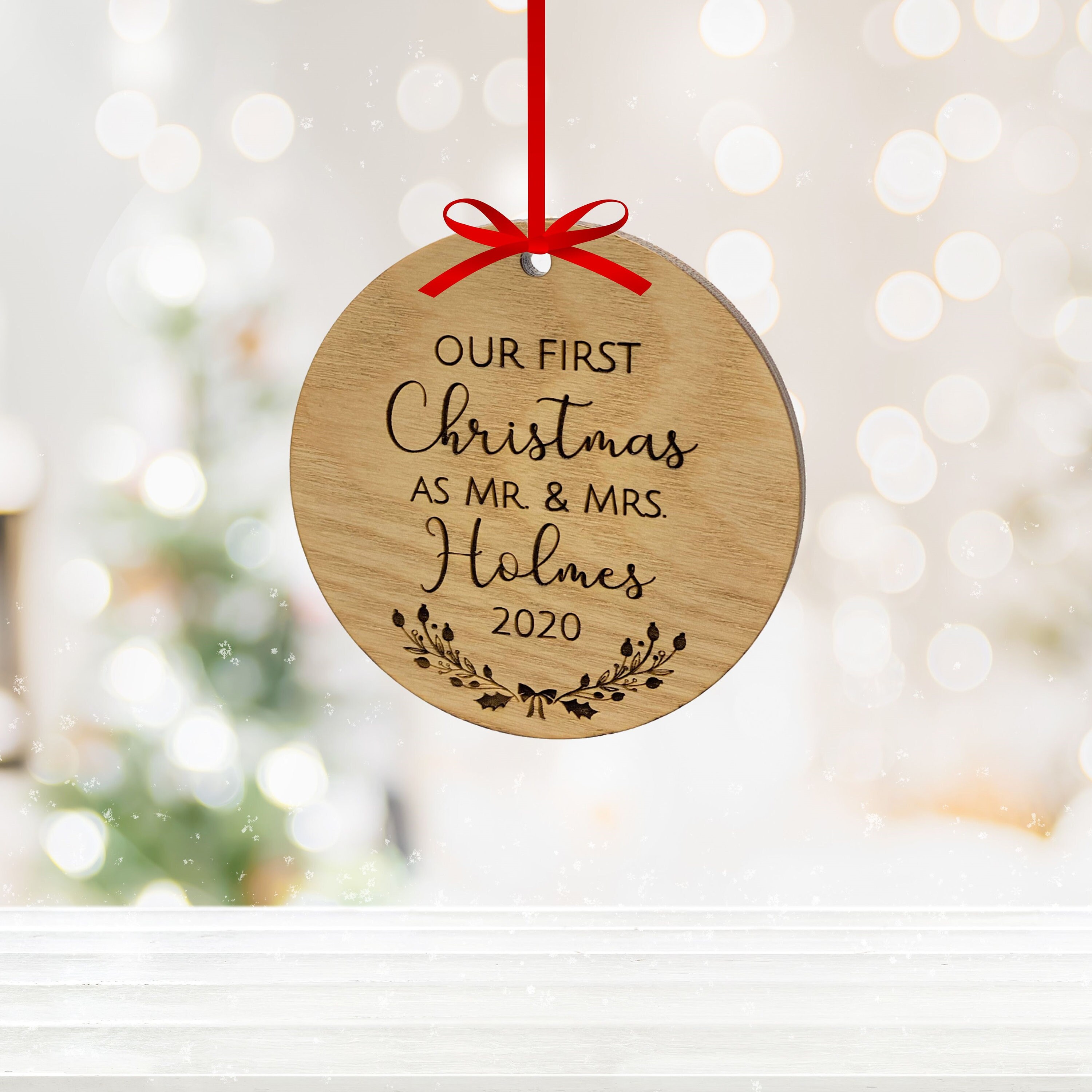 Personalized Christmas Ornament Personalized Name Ornaments Etsy