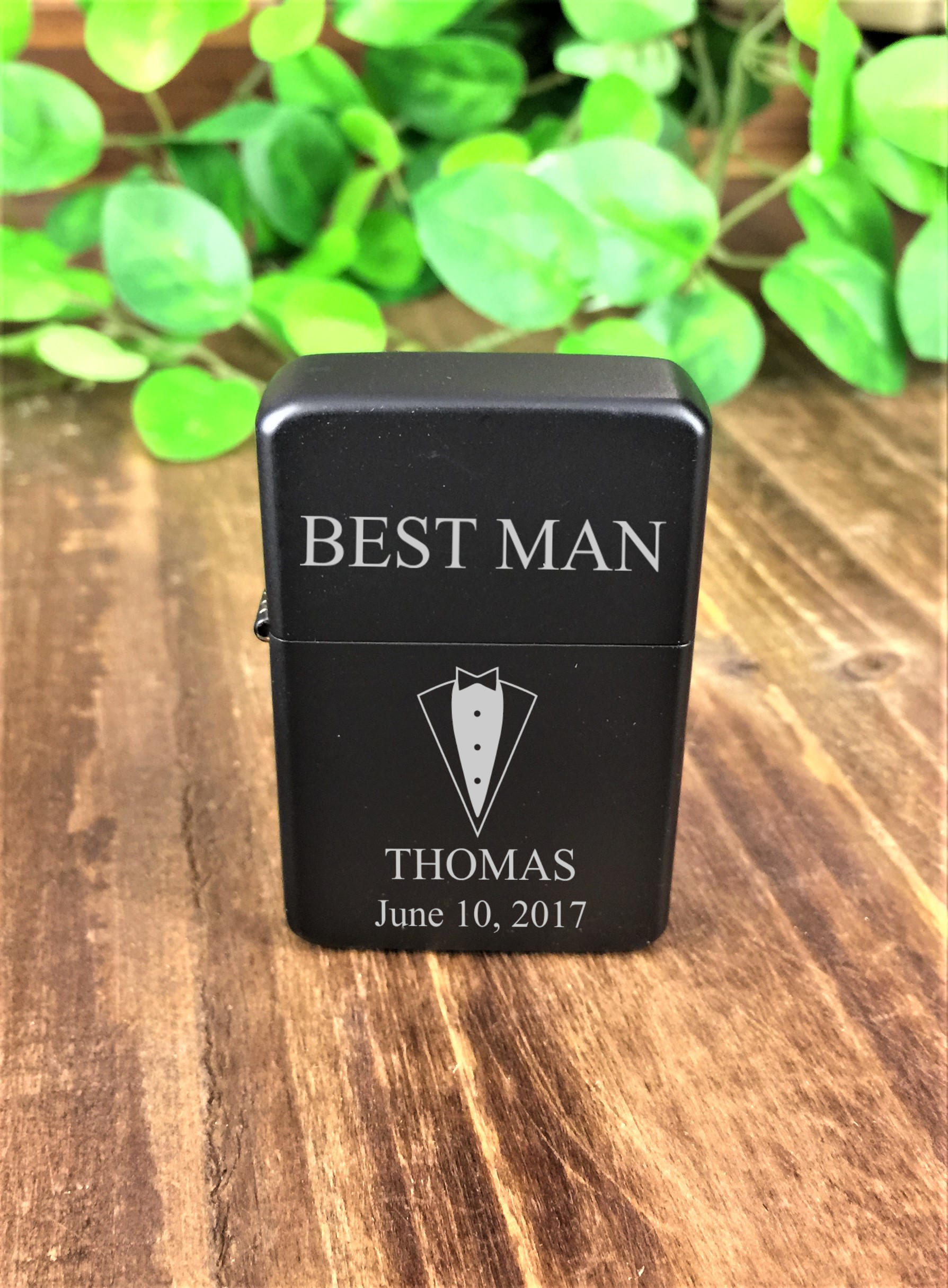 Personalized Lighter Groomsman Gift Custom Lighter Wedding Party Gift Wedding Favor