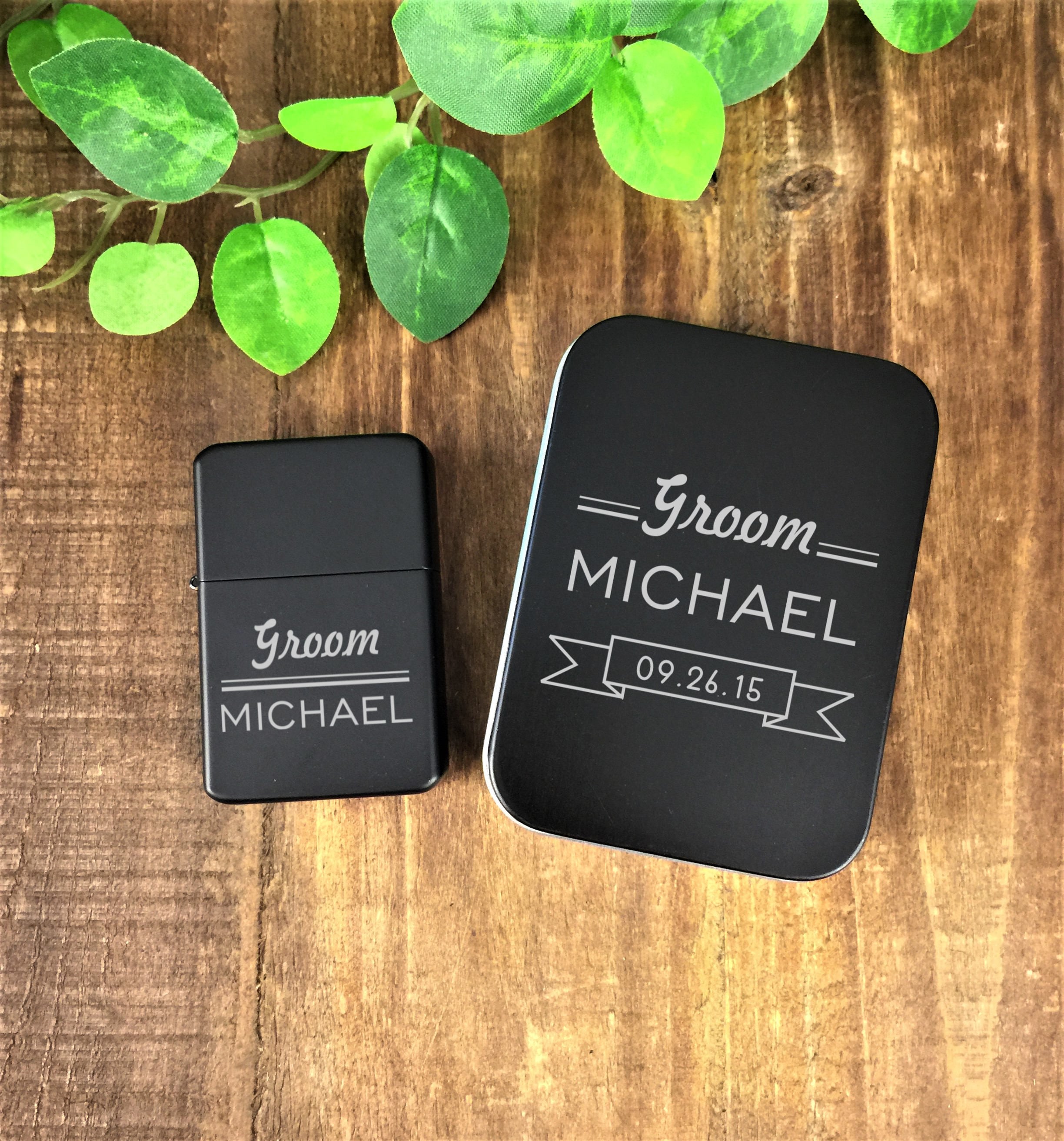 Personalized Lighter Groomsman Gift Custom Lighter Wedding Party