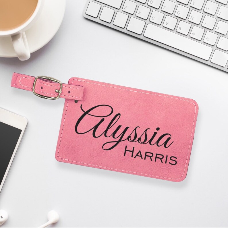 Personalized Luggage Tag Customized Luggage Tag Engraved Etsy