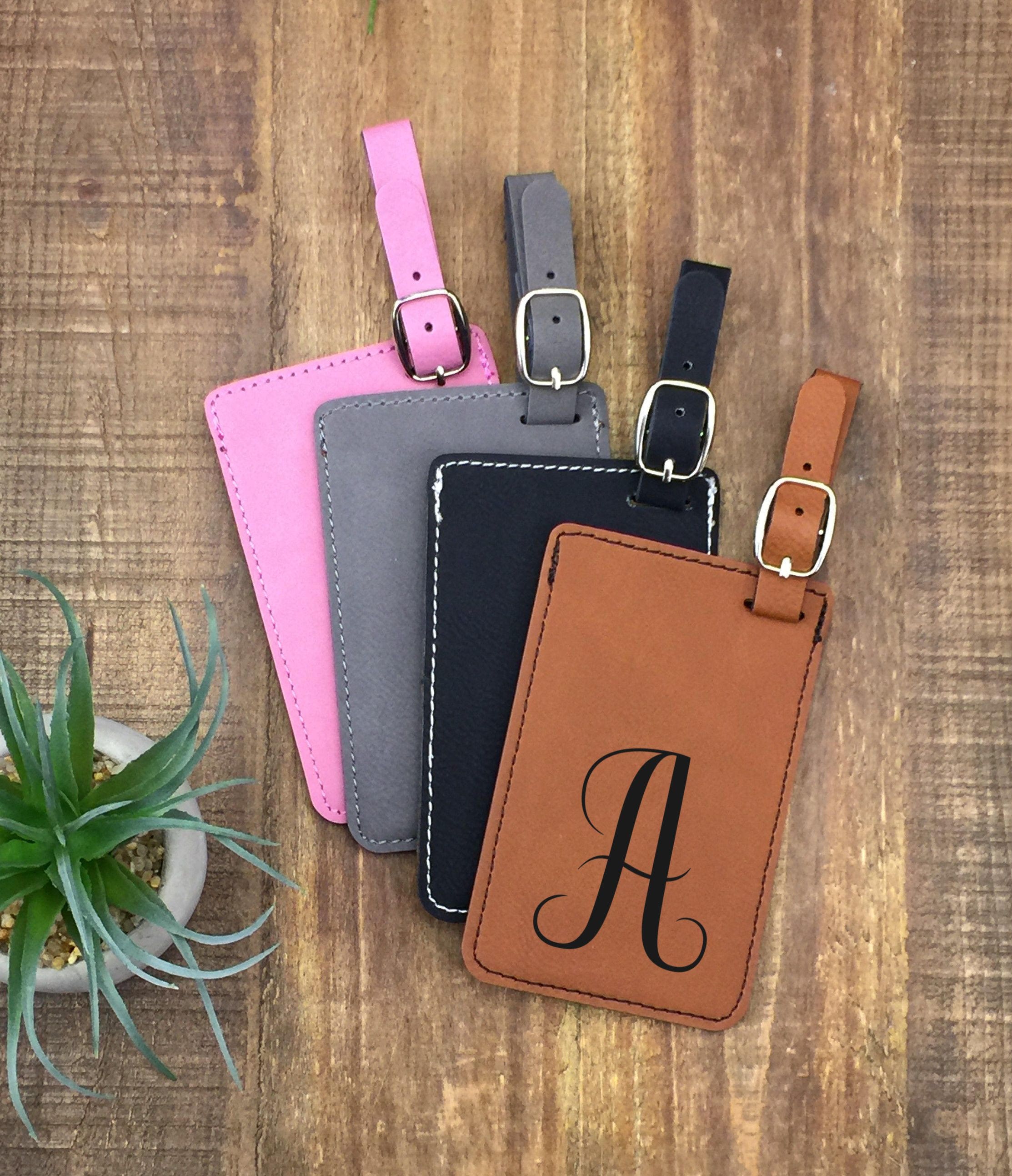 Personalized Luggage Tag Custom Initial Luggage Tag Etsy