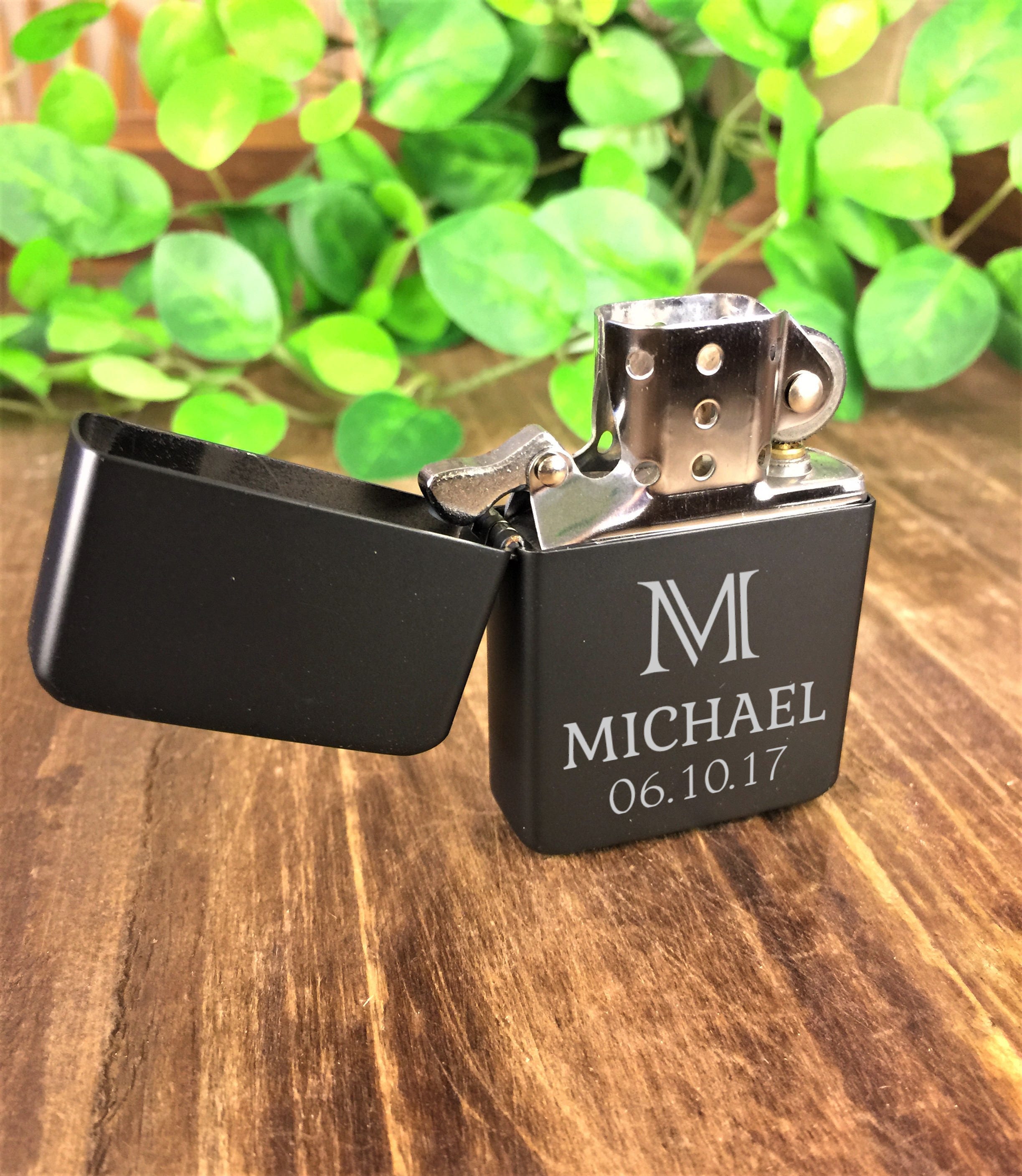 Personalized Lighter Groomsman Gift Custom Lighter Wedding Party