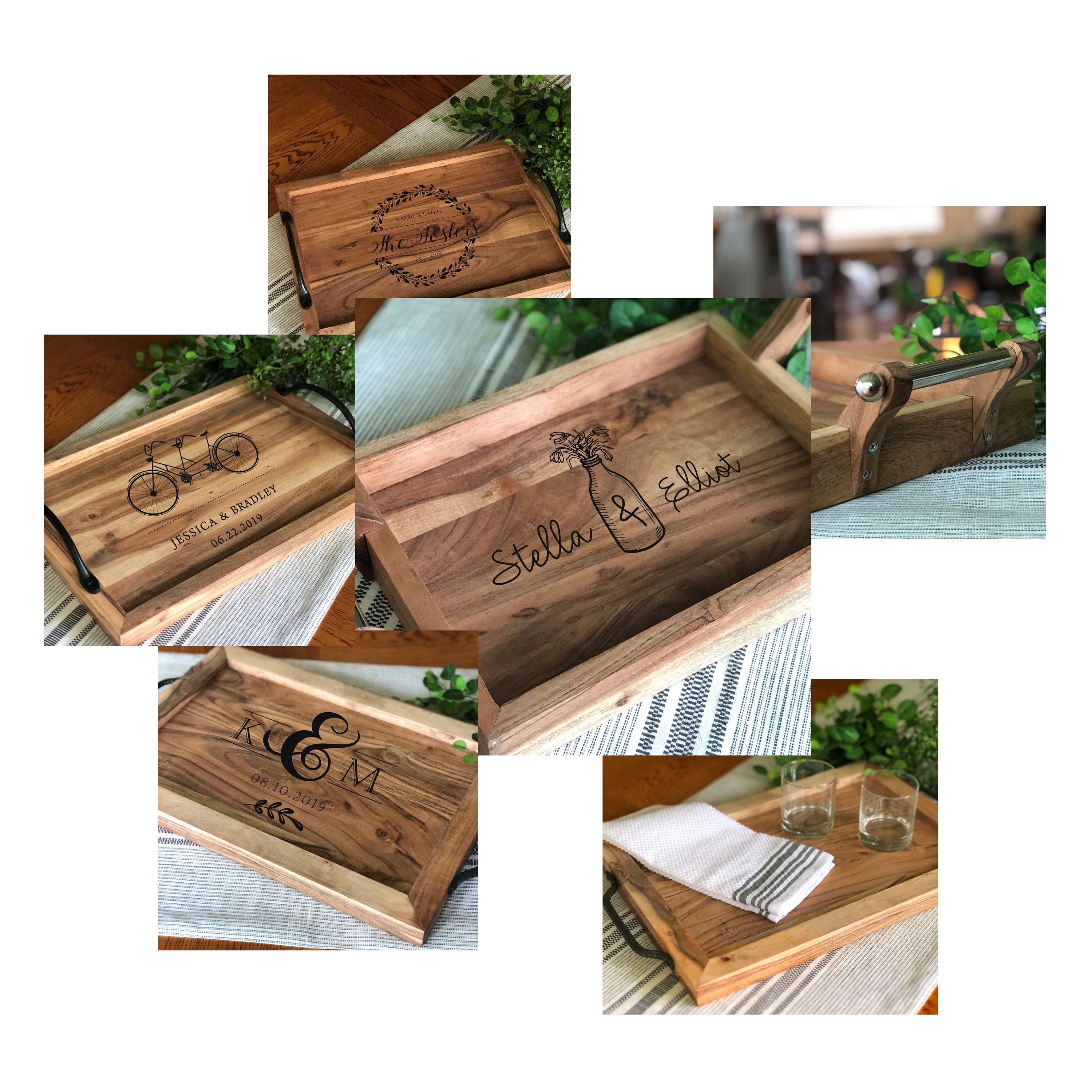 Personalized Serving Tray Serving Tray Wedding Gift Housewarming