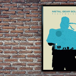 Metal Gear Solid - Peacewalker Minimalist Poster Digital Download/ Wall Art Print