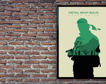ヴェノム・スネーク＆サイレンス V2 MGS V プレミアムポスター