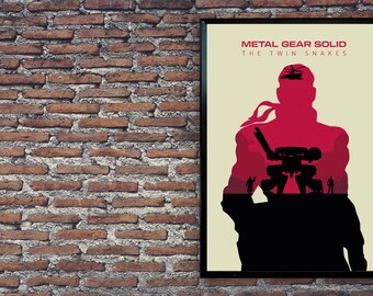 Metal Gear Solid: Twin Snakes Framed Print Ad/poster Official