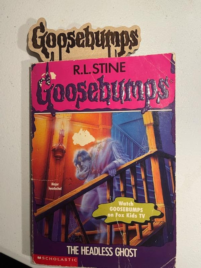 Goosebumps Wooden Bookmarker - Etsy