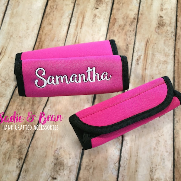 Monogrammed Luggage Finder, Monogram Luggage Handle Wrap, Personalized Luggage Wrap, Monogrammed Luggage Wrap, Luggage Tag, Luggage Tags