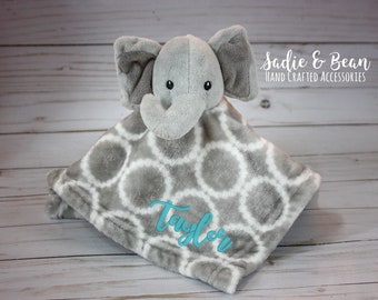 monogrammed lovey