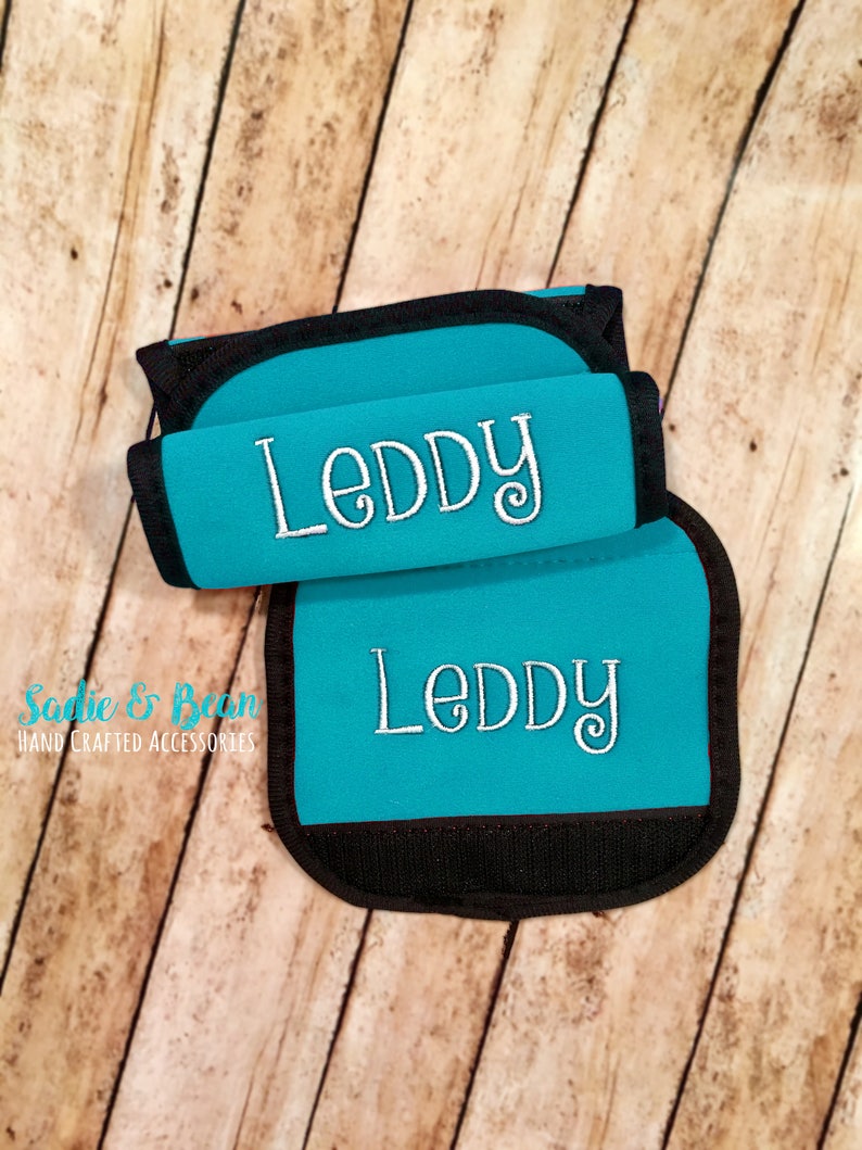 Monogrammed Luggage Finder, Monogram Luggage Handle Wrap, Personalized Luggage Wrap, Monogrammed Luggage Wrap, Luggage Tag, Luggage Tags image 3