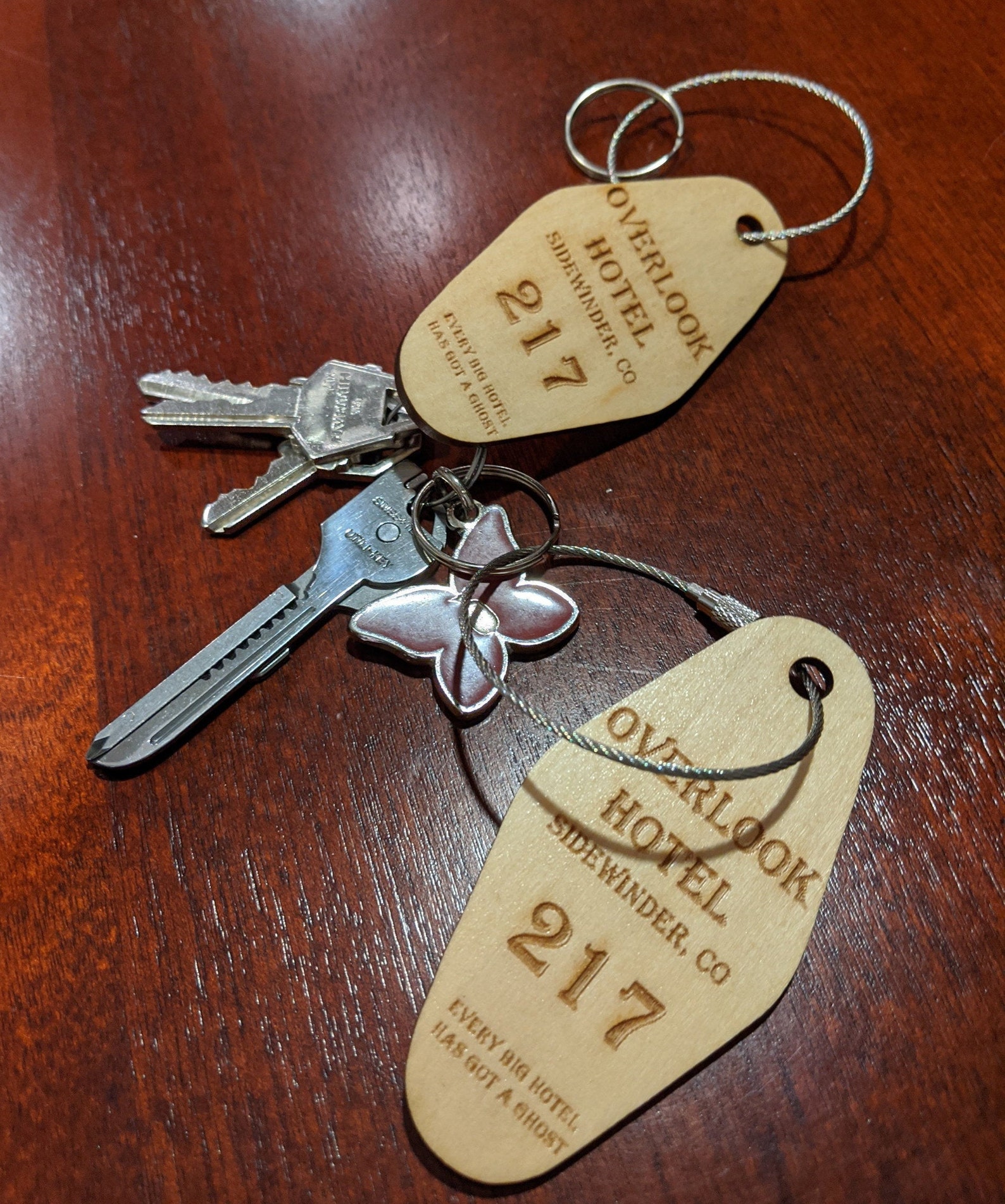 Overlook Hotel Key Fob Etsy