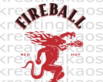 Fireball Whisky SVG/