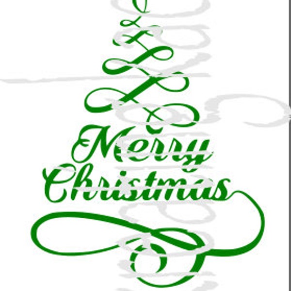 Merry Christmas tree SVG/PNG