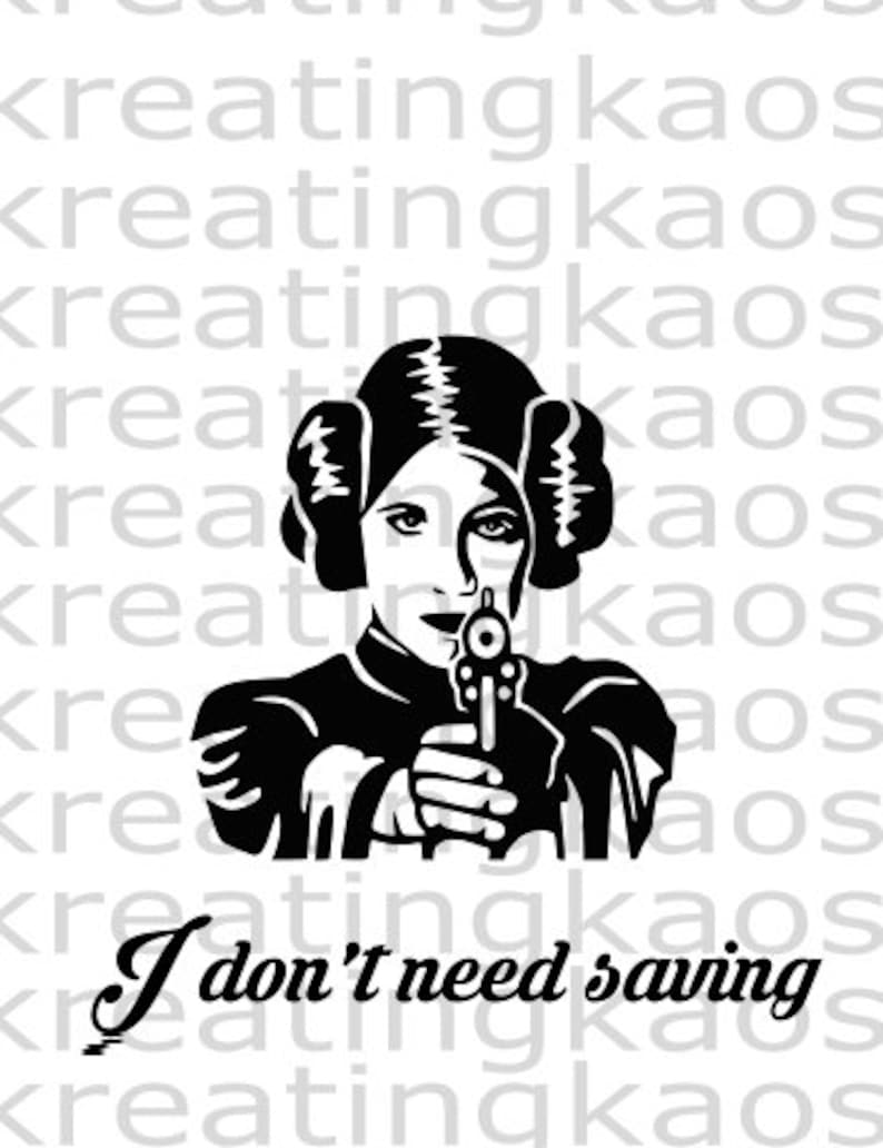 Download Princess Leia SVG & PNG | Etsy