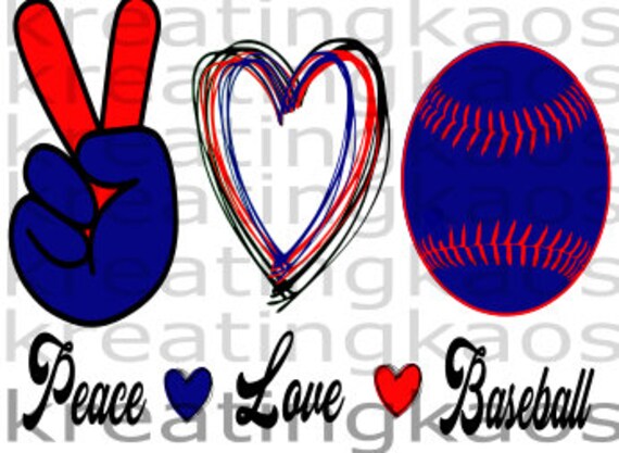 Download Peace Love Baseball sublimation and svg please select ...
