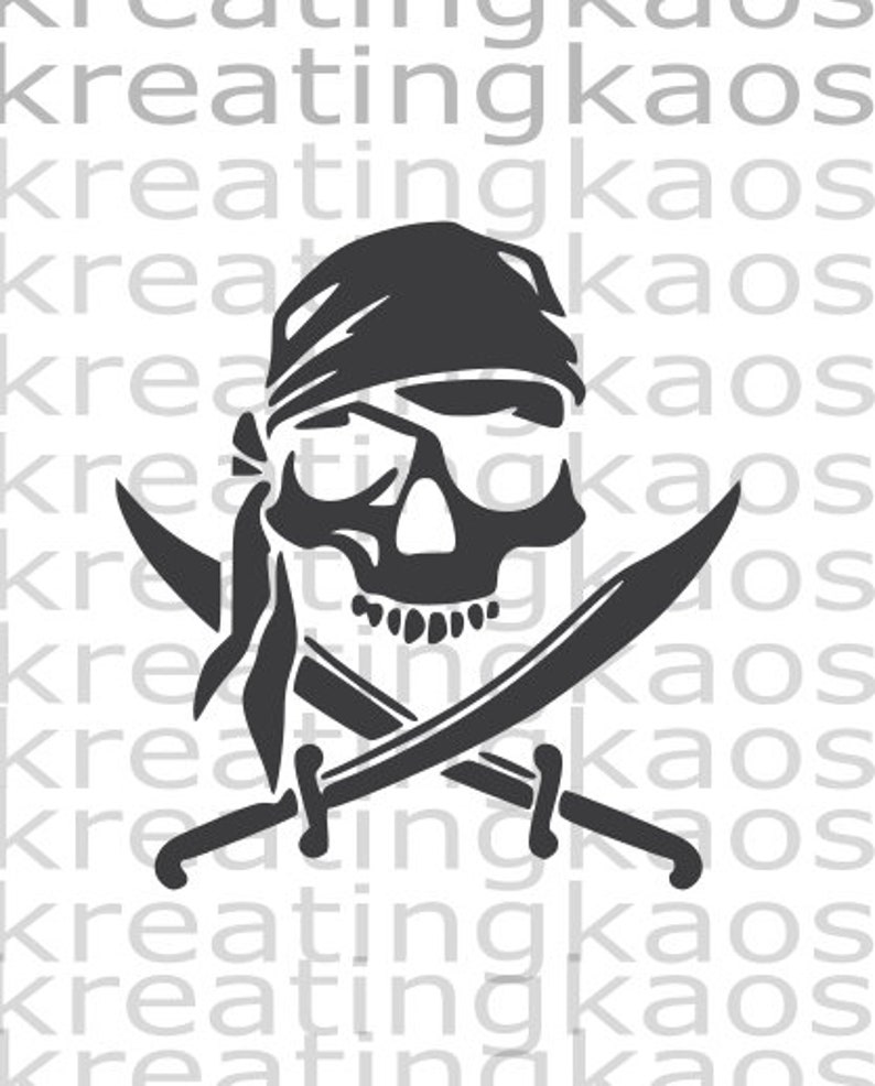 Jolly Roger SVG & PNG image 1