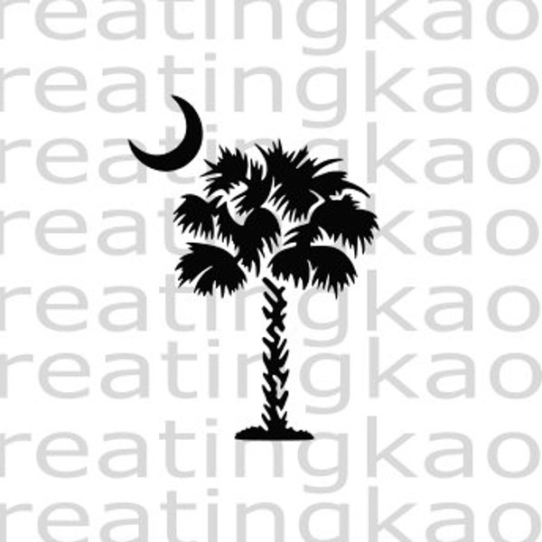 South Carolina Palm Tree SVG & PNG