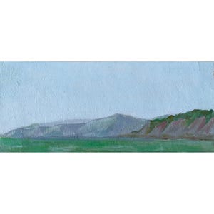 Vintage Oil Painting: Mountain Landscape by N.Kosinsky, 1970s